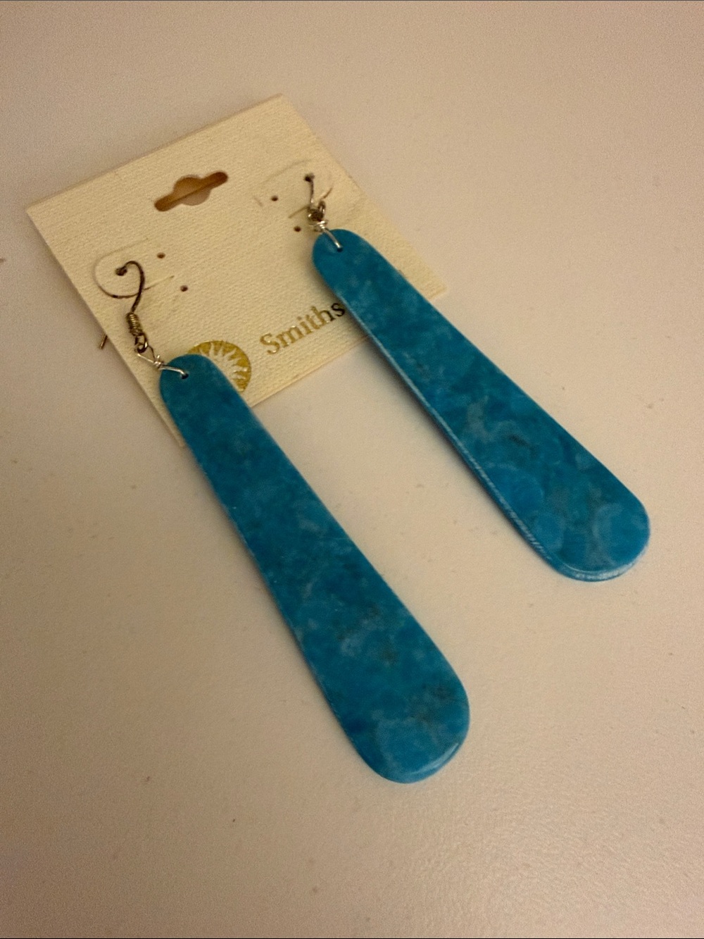 Turquoise Teardrop Dangle Earrings